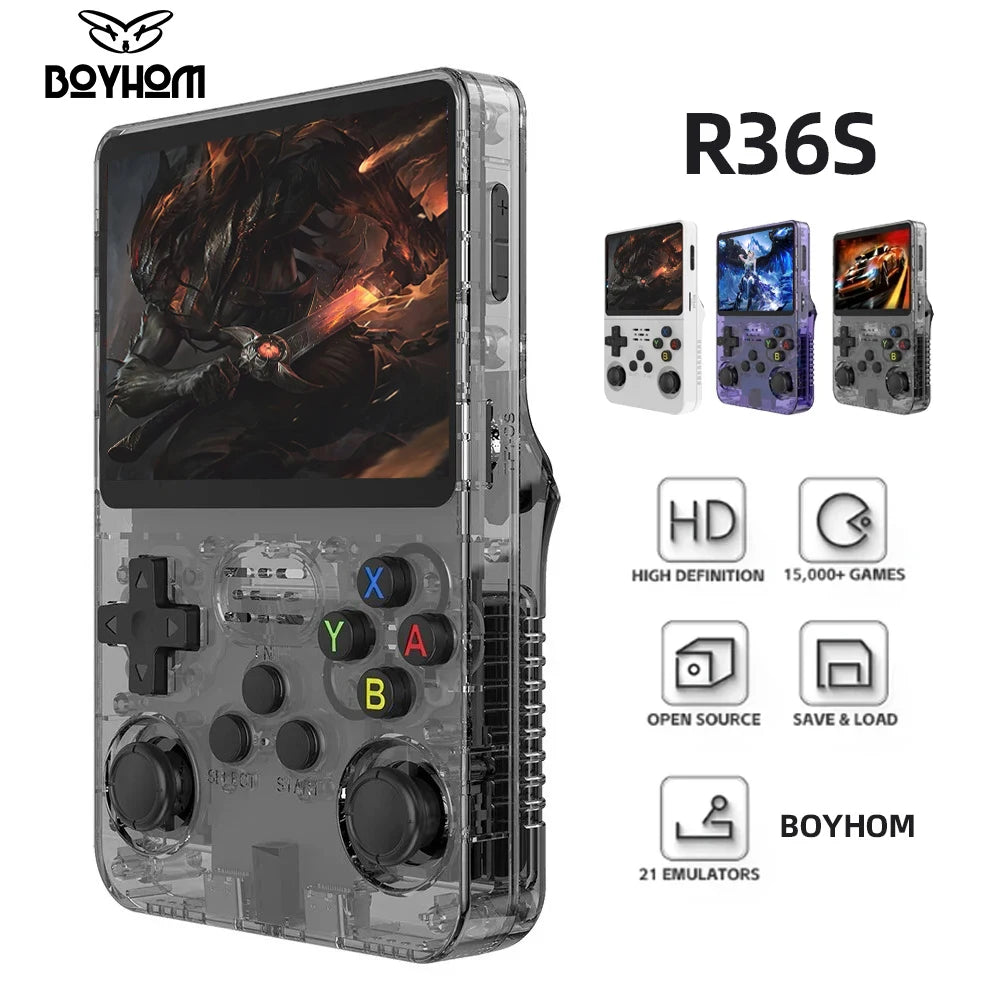 BLACK Handheld Video Game Console