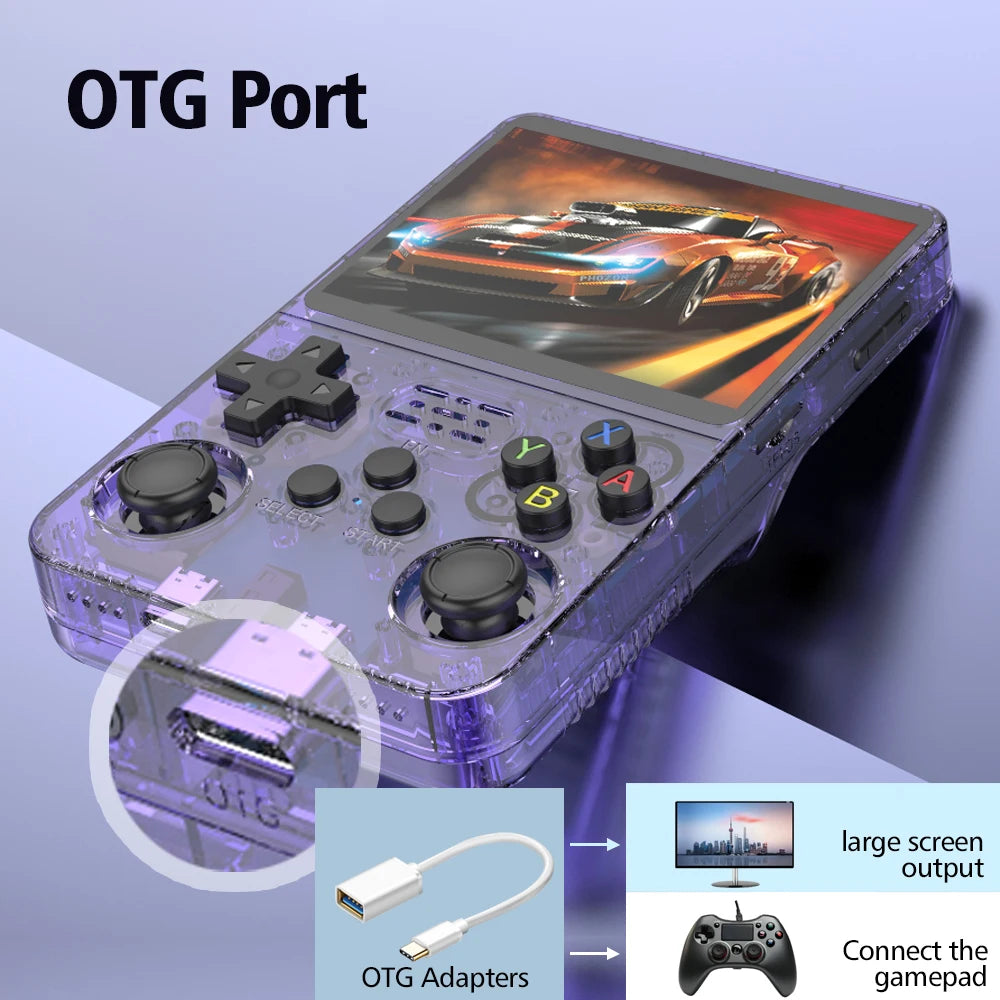 PURPULE Handheld Video Game Console